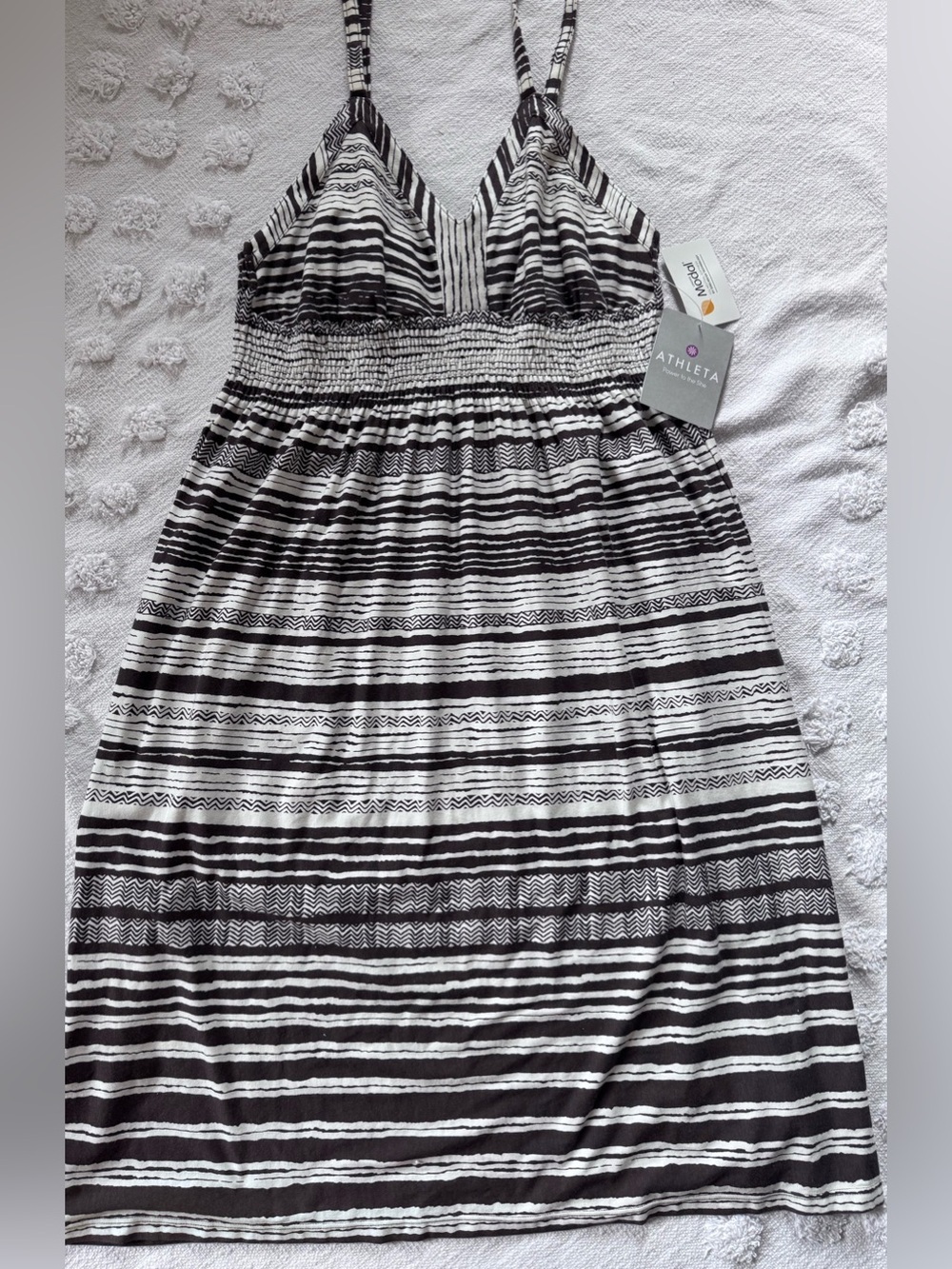 NWT-Athleta Bahia SHDV spaghetti strap sun dress SZ XL